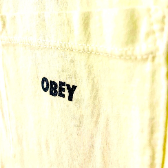 Yellow T-Shirt by OBEY - Picture 4 of 8